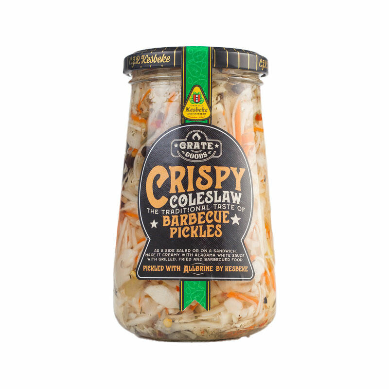 Crispy Coleslaw Barbecue Pickles