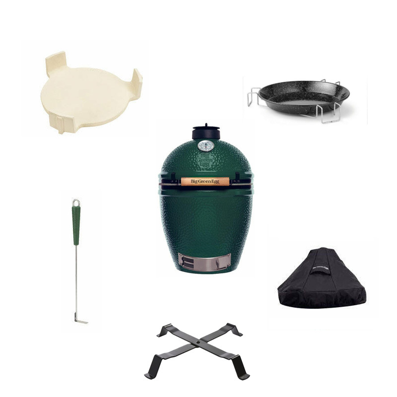 Kamado Express Big Green Egg Large Solo Compleet aanbieding