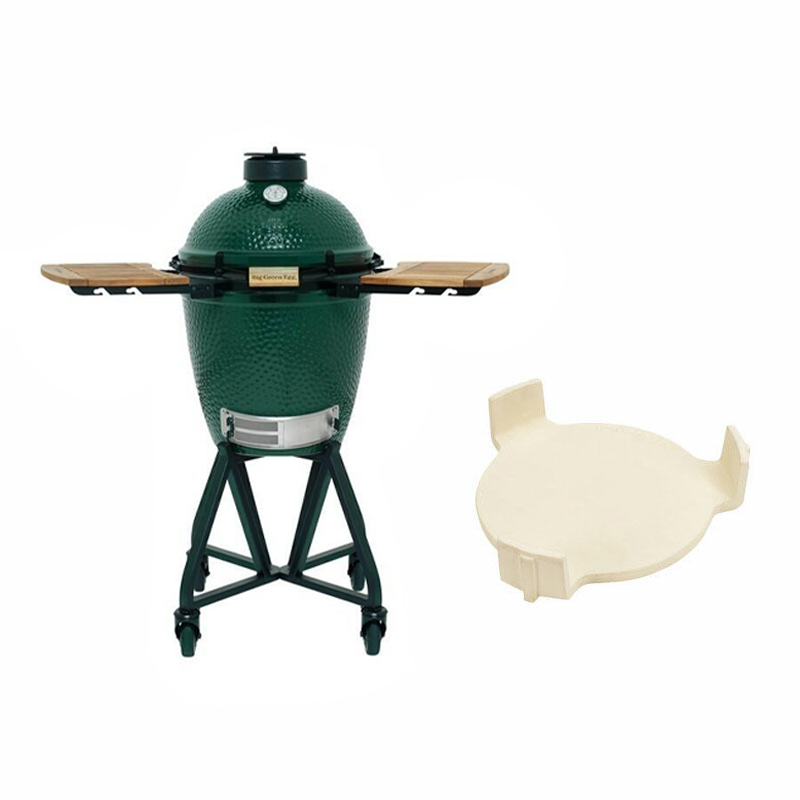 Big Green Egg Medium + Nest Handler + Zijtafels Basic