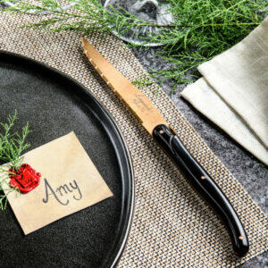 Steakmessenset met koperen lemmet 3