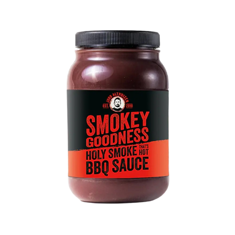 Smokey Goodness Holy Smoke That’s Hot BBQ Sauce