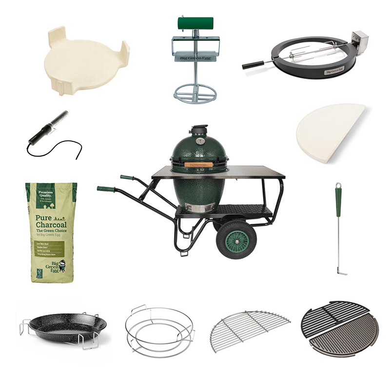Big Green Egg Large + EGGmover Deluxe