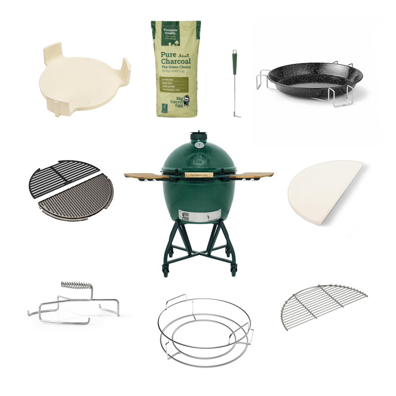 Big Green Egg XL + Nest Handler + EGG Mates Deluxe
