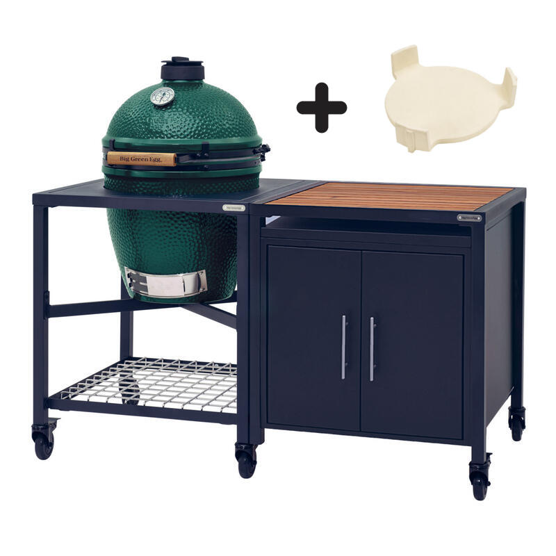 Big Green Egg Large + EGG Workspace + Cabinet Basic