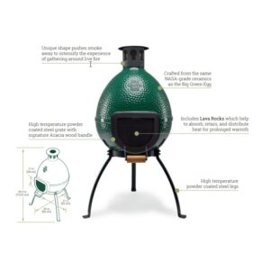 Big Green Egg Chiminea