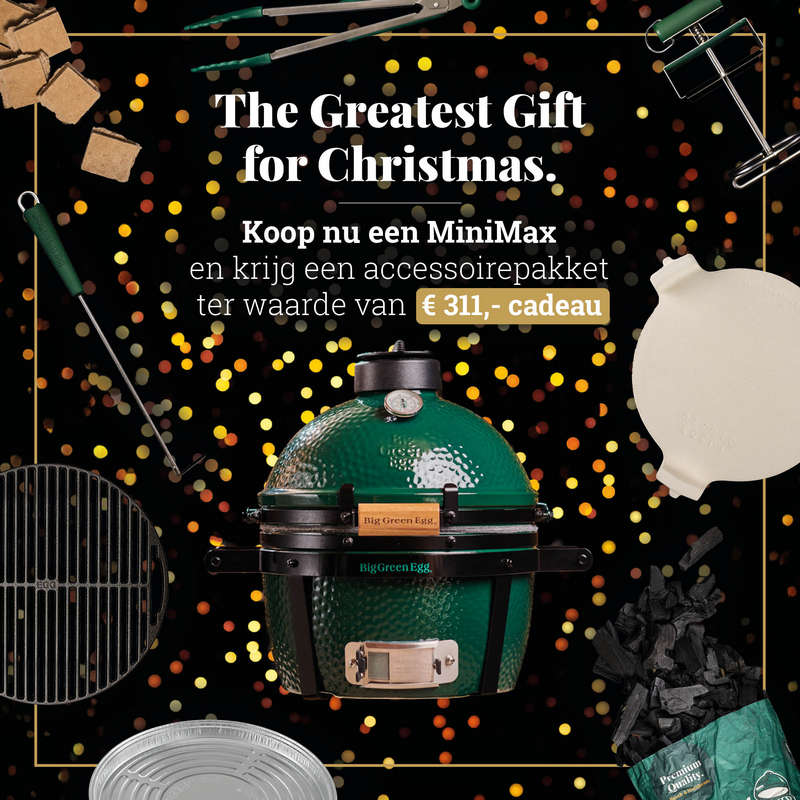 Big Green Egg MiniMax Kerstspecial