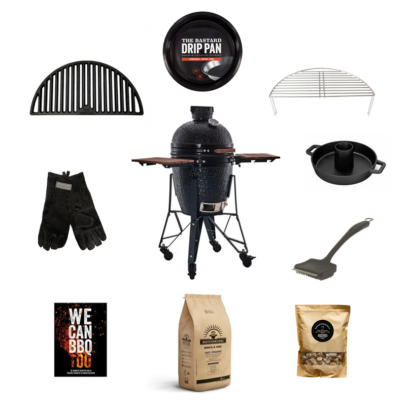 Kamado Express Bastard Medium Classic Deluxe aanbieding