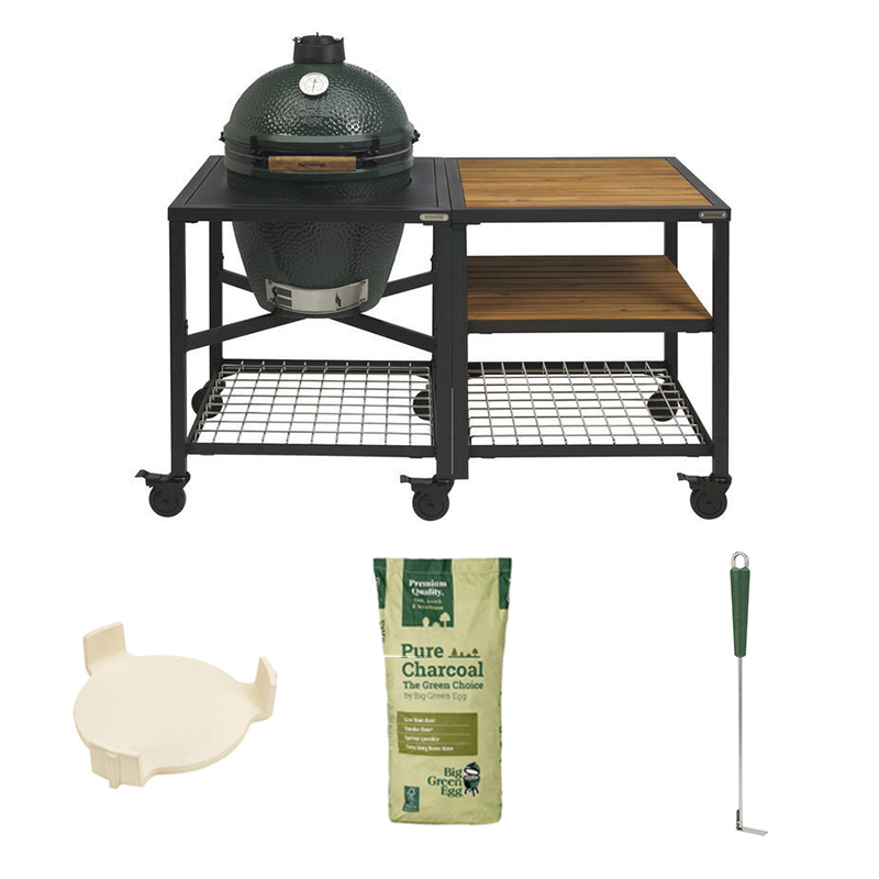 Big Green Egg Medium + EGG Workspace Basic