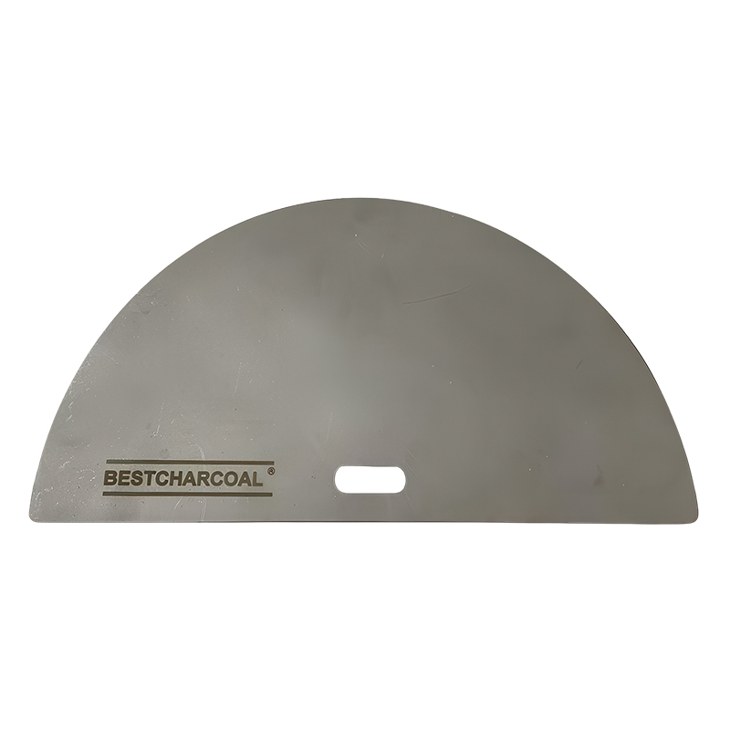 BestCharcoal Halve Maan RVS Griddle Compact