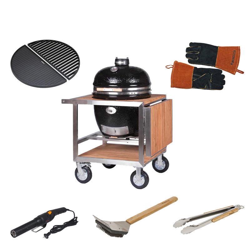 Kamado Express Monolith TWO.66 Solo + Buggy Compleet aanbieding