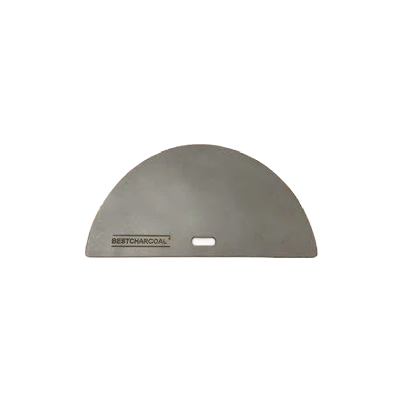 BestCharcoal RVS Griddle Halvemaanvormig Compact