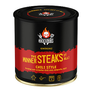 Rock'n'Rubs The Winner Steaks It All - Chili Style