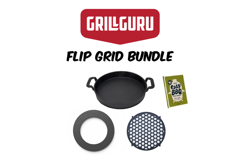 Grill Guru Flip Grid Bundle
