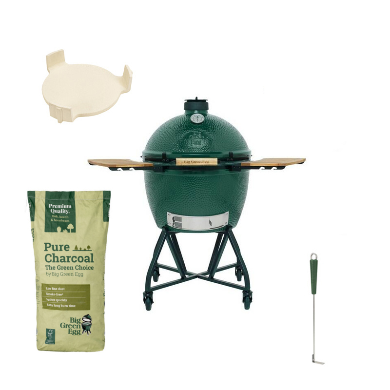 Big Green Egg XL + Nest Handler + EGG Mates Basic