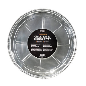 Smokin’ Flavours Aluminium druippan rond Large (5 stuks)