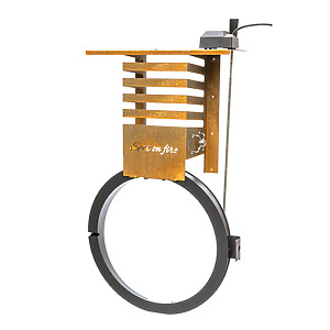 Spit on Fire Spit Tool Holder Corten
