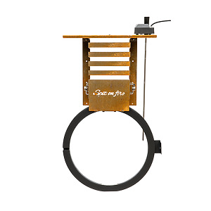 Spit on Fire Spit Tool Holder Corten