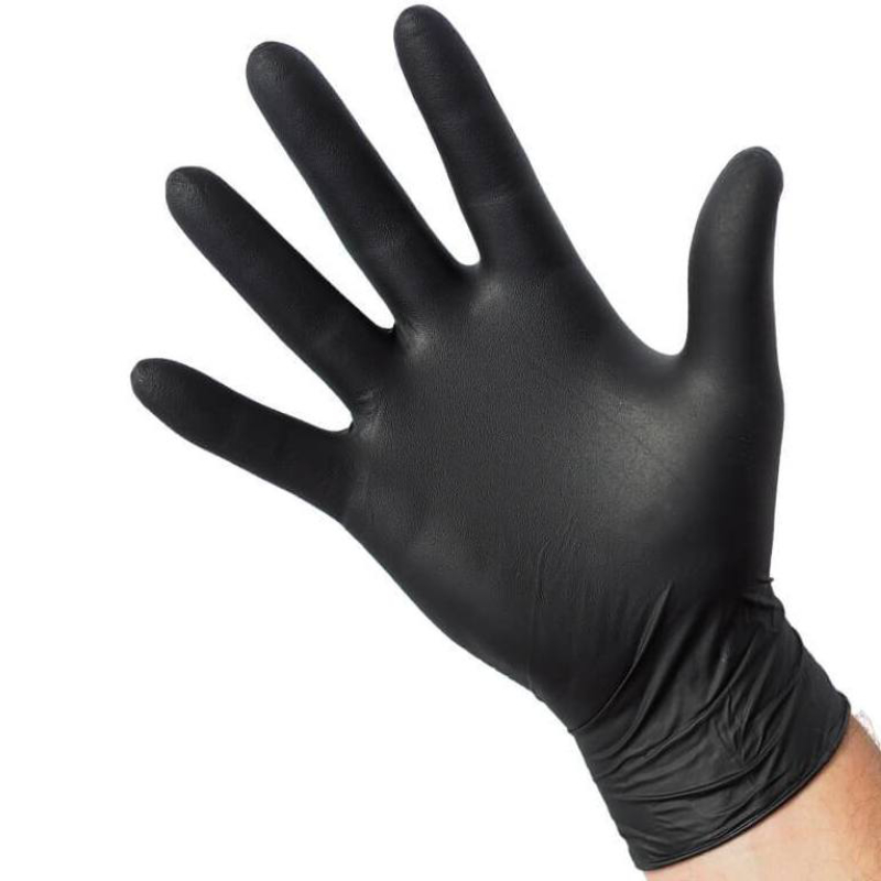 Zwarte Nitril Handschoenen Maat L