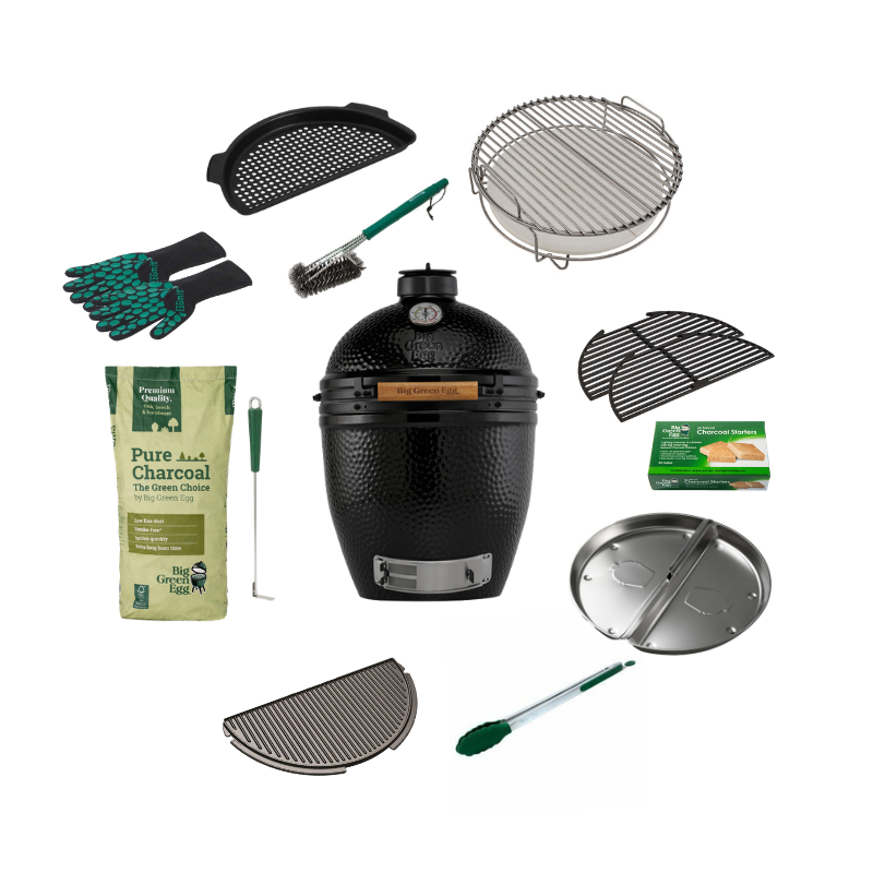 Big Green Egg The Onyx Large Solo Compleet Set