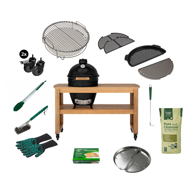 Big Green Egg The Onyx Large + Tafel Compleet Set