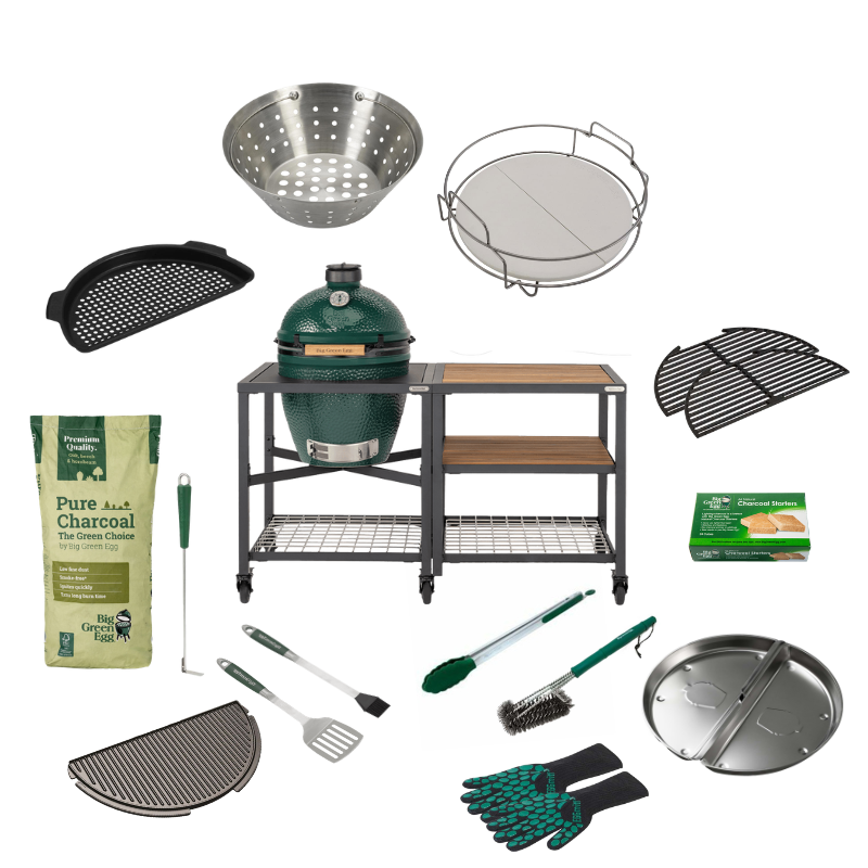 Big Green Egg Large The Original Outdoor Kitchen Deluxe Set