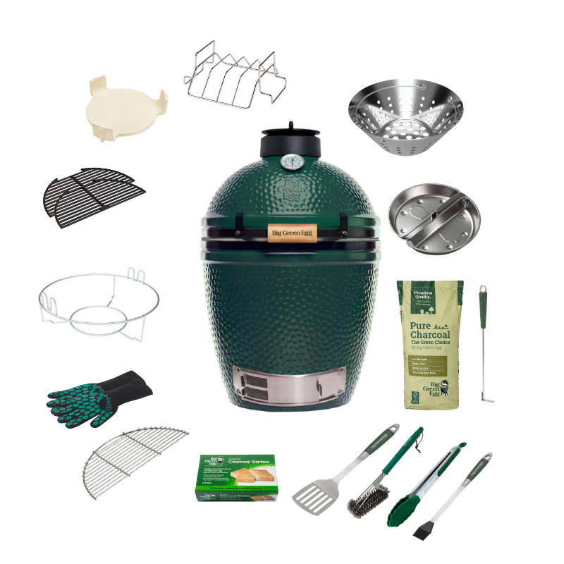 Big Green Egg Medium Solo Deluxe Set