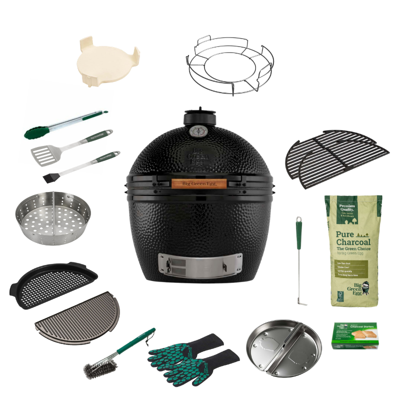 Big Green Egg The Onyx XLarge Solo Deluxe Set