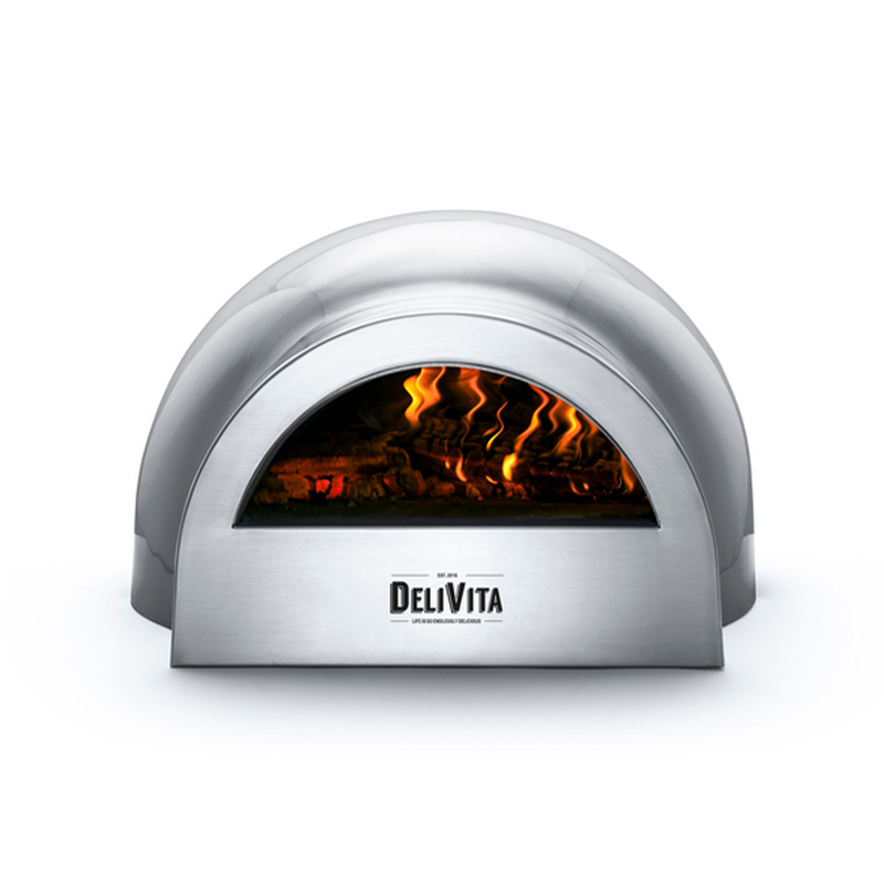 DeliVita Wood Fired Oven Hale Grey