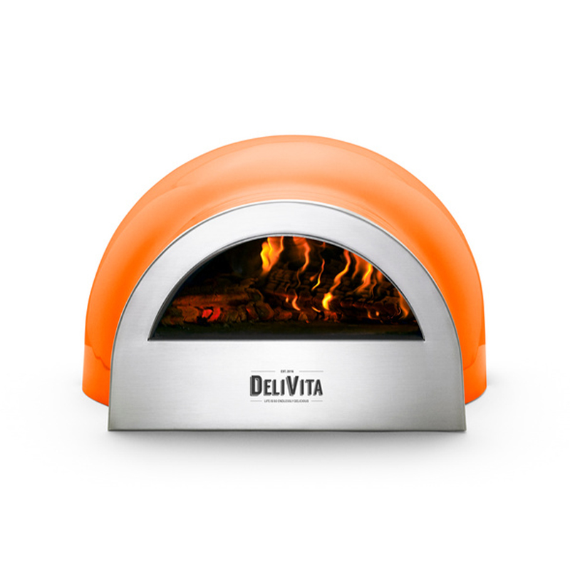 DeliVita Wood Fired Oven Orange Blaze