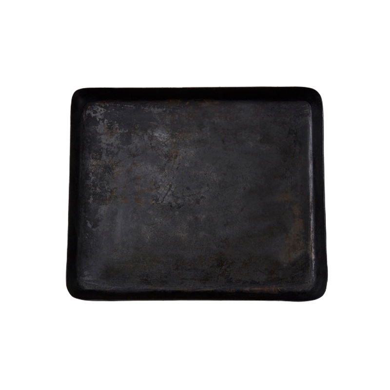 Delivita Rectangular Black Iron Dish